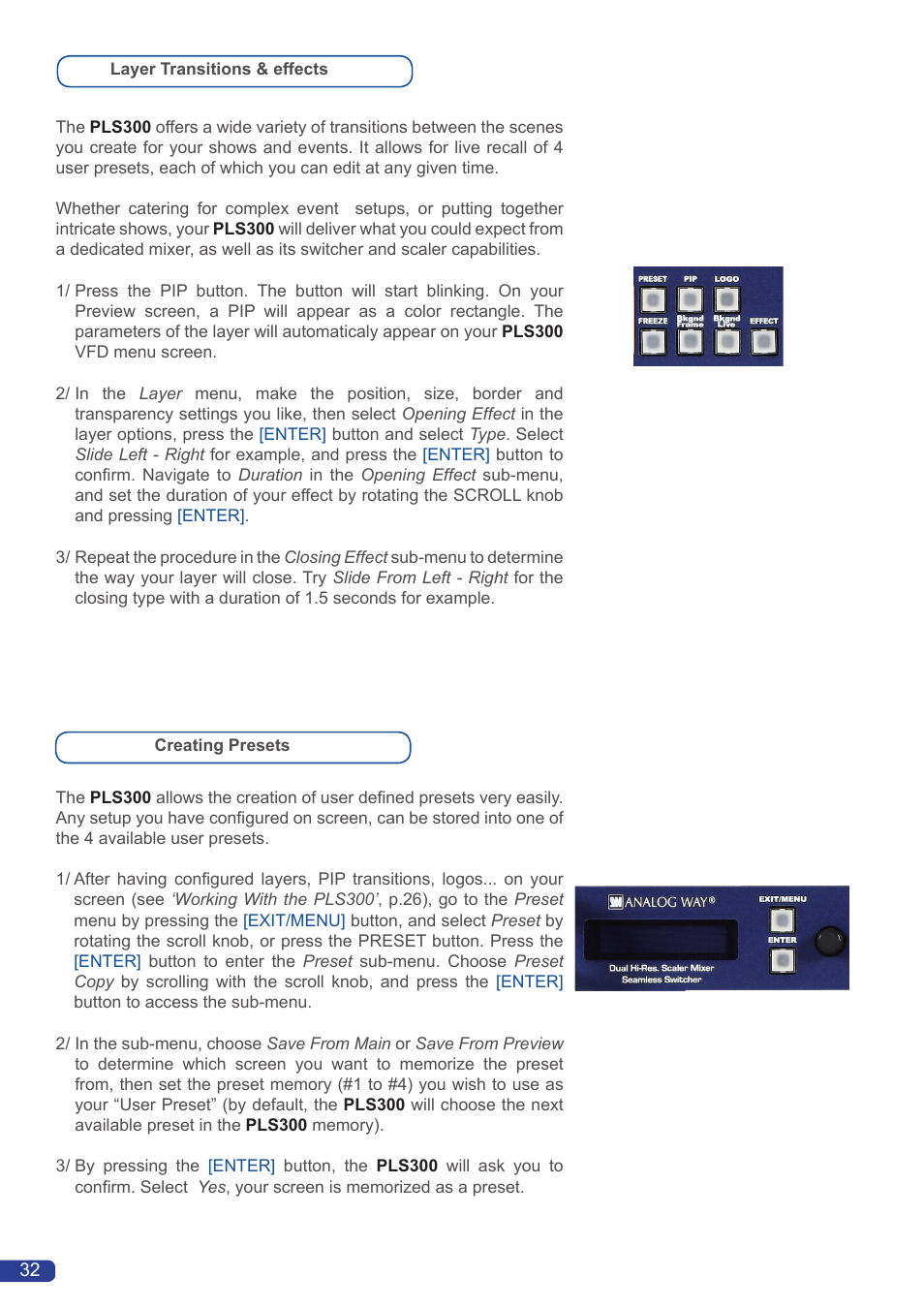 Analog Way Pulse User Manual | Page 34 / 58