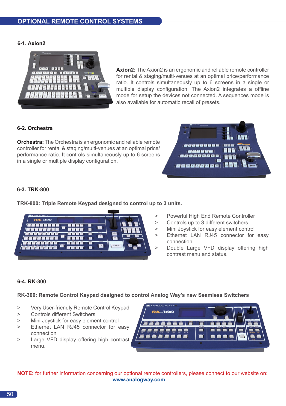Analog Way Pulse User Manual | Page 52 / 58