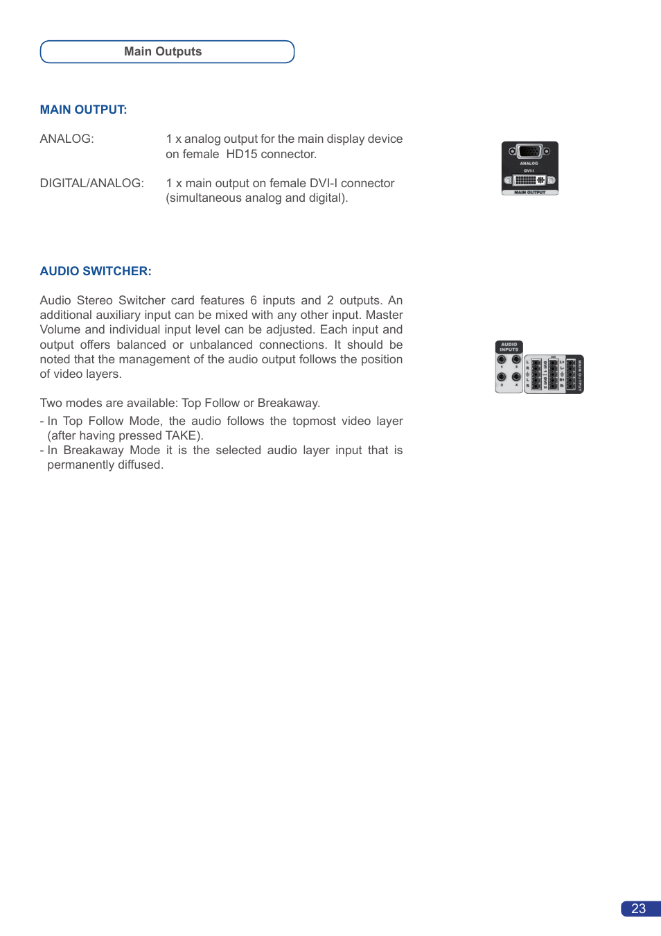 Analog Way Pulse LE User Manual | Page 24 / 53