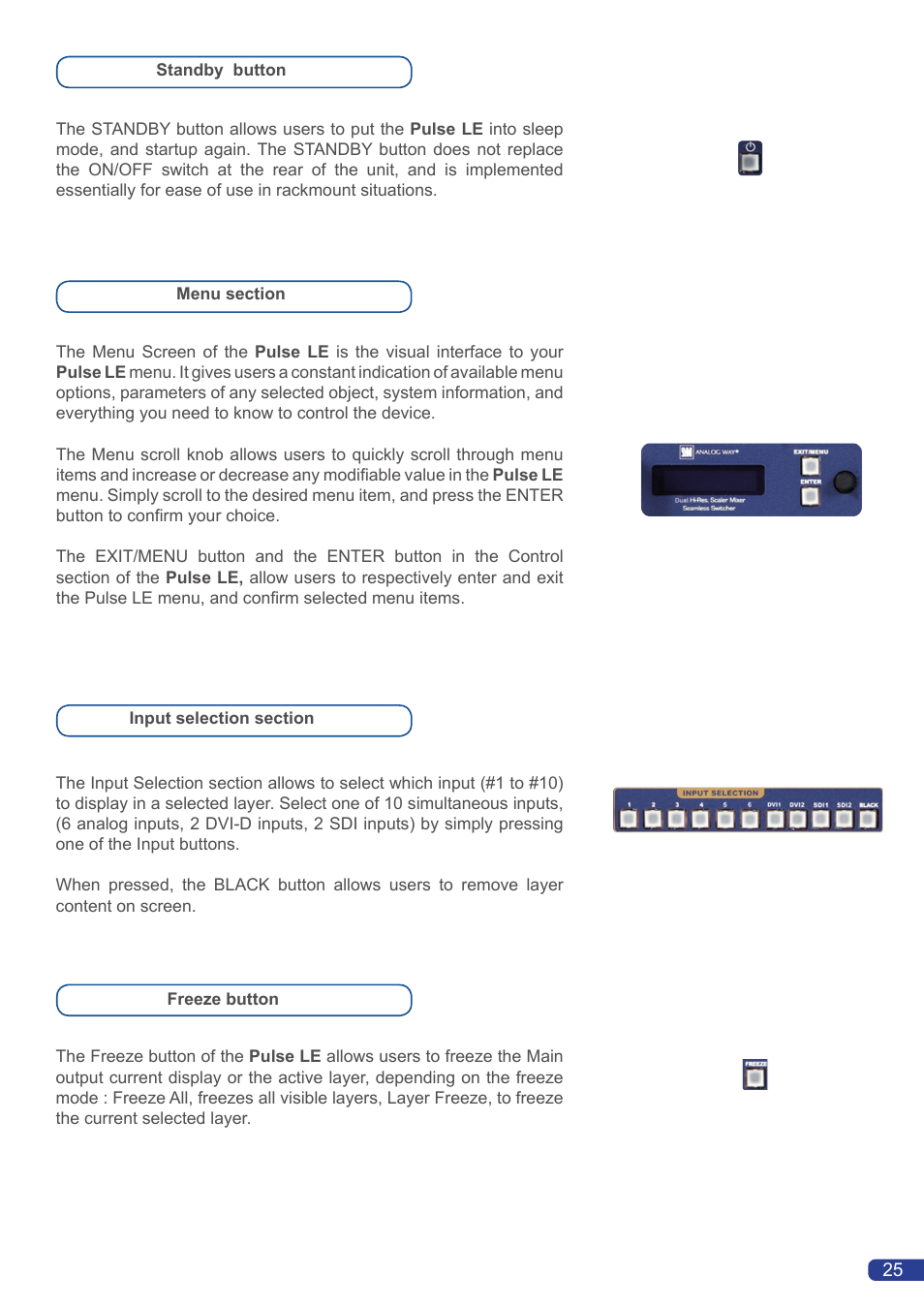 Analog Way Pulse LE User Manual | Page 26 / 53