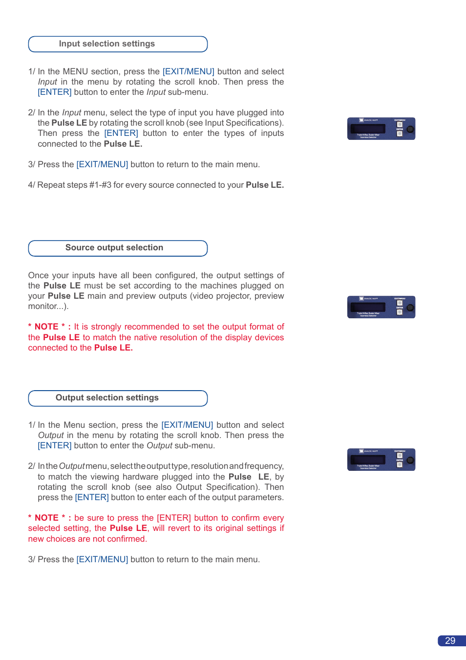 Analog Way Pulse LE User Manual | Page 30 / 53