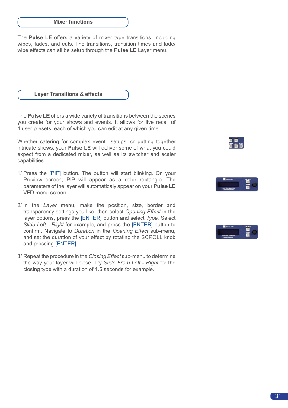 Analog Way Pulse LE User Manual | Page 32 / 53
