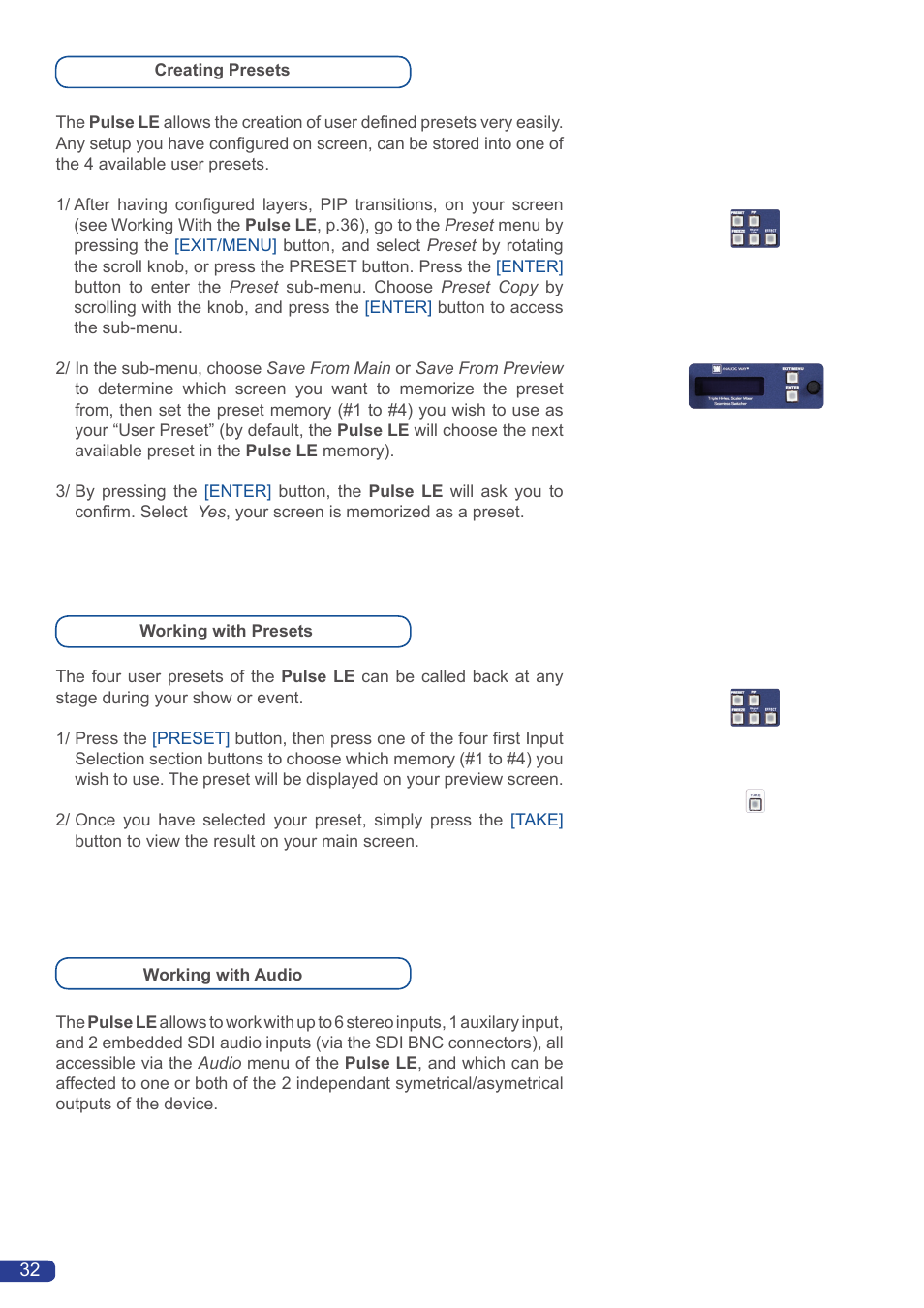 Analog Way Pulse LE User Manual | Page 33 / 53