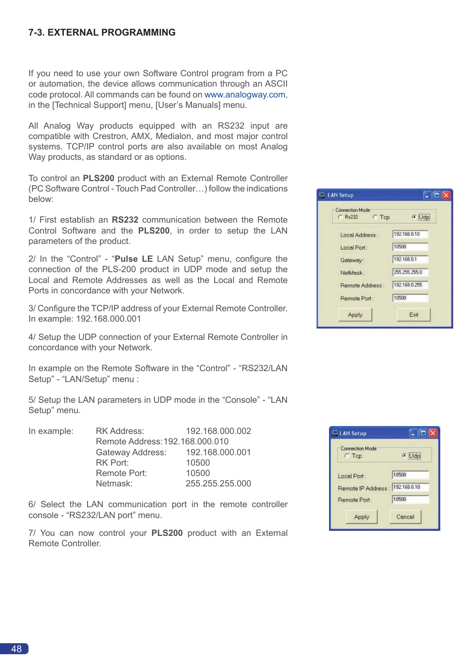 Analog Way Pulse LE User Manual | Page 49 / 53
