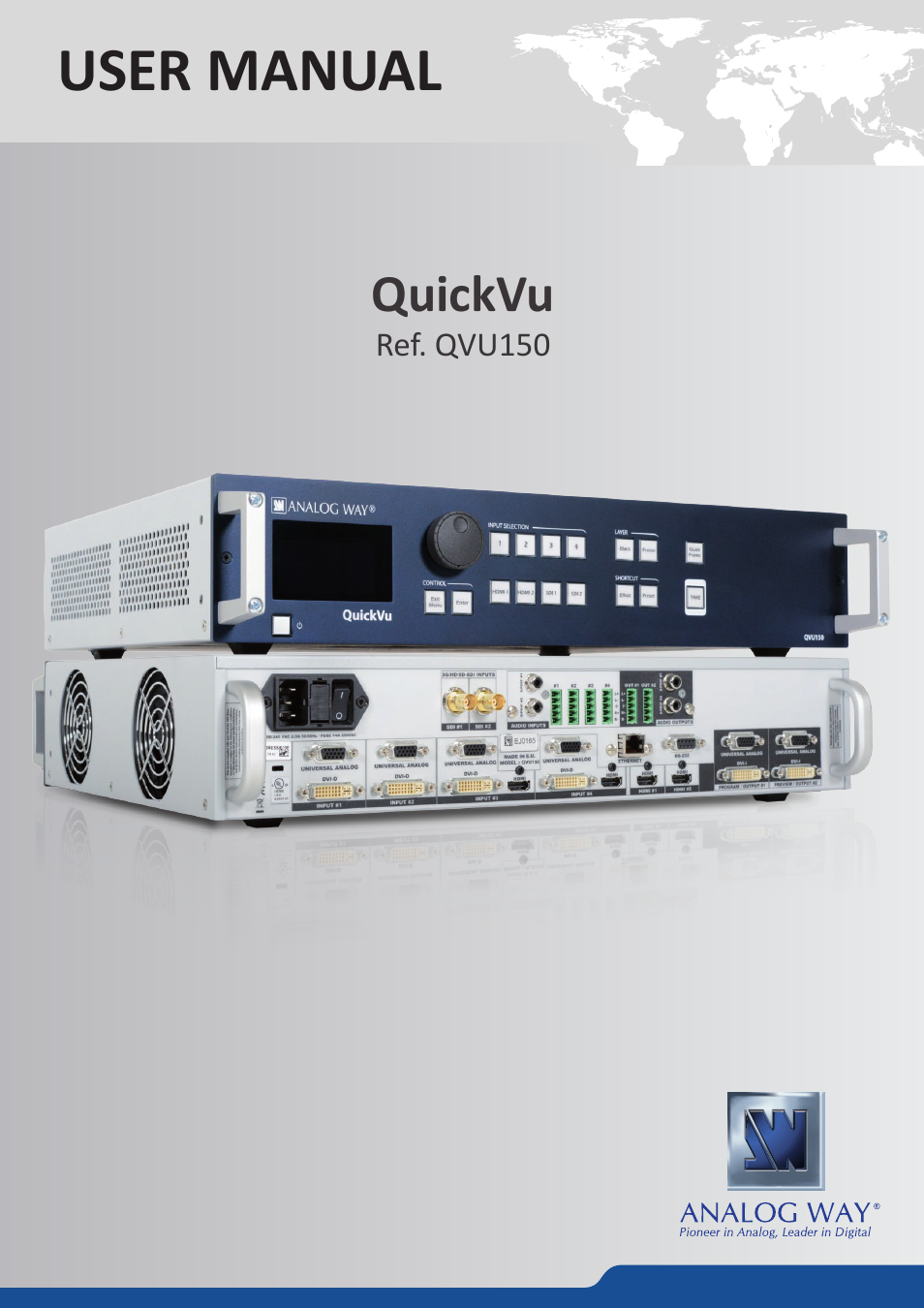 Analog Way QuickVu User Manual | 87 pages