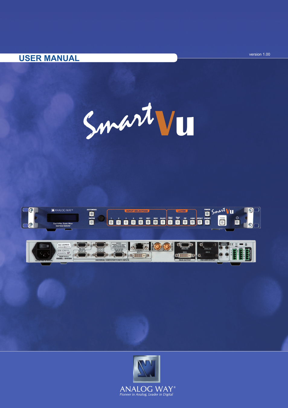 Analog Way Smart Vu User Manual | 53 pages