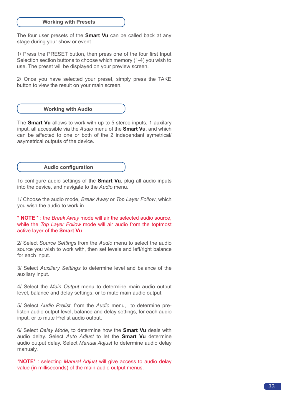 Analog Way Smart Vu User Manual | Page 34 / 53