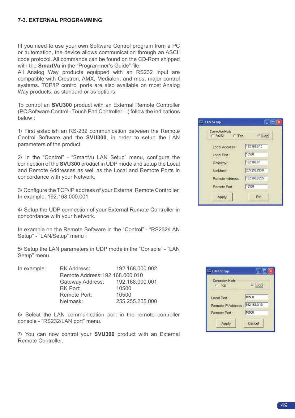 Analog Way Smart Vu User Manual | Page 50 / 53