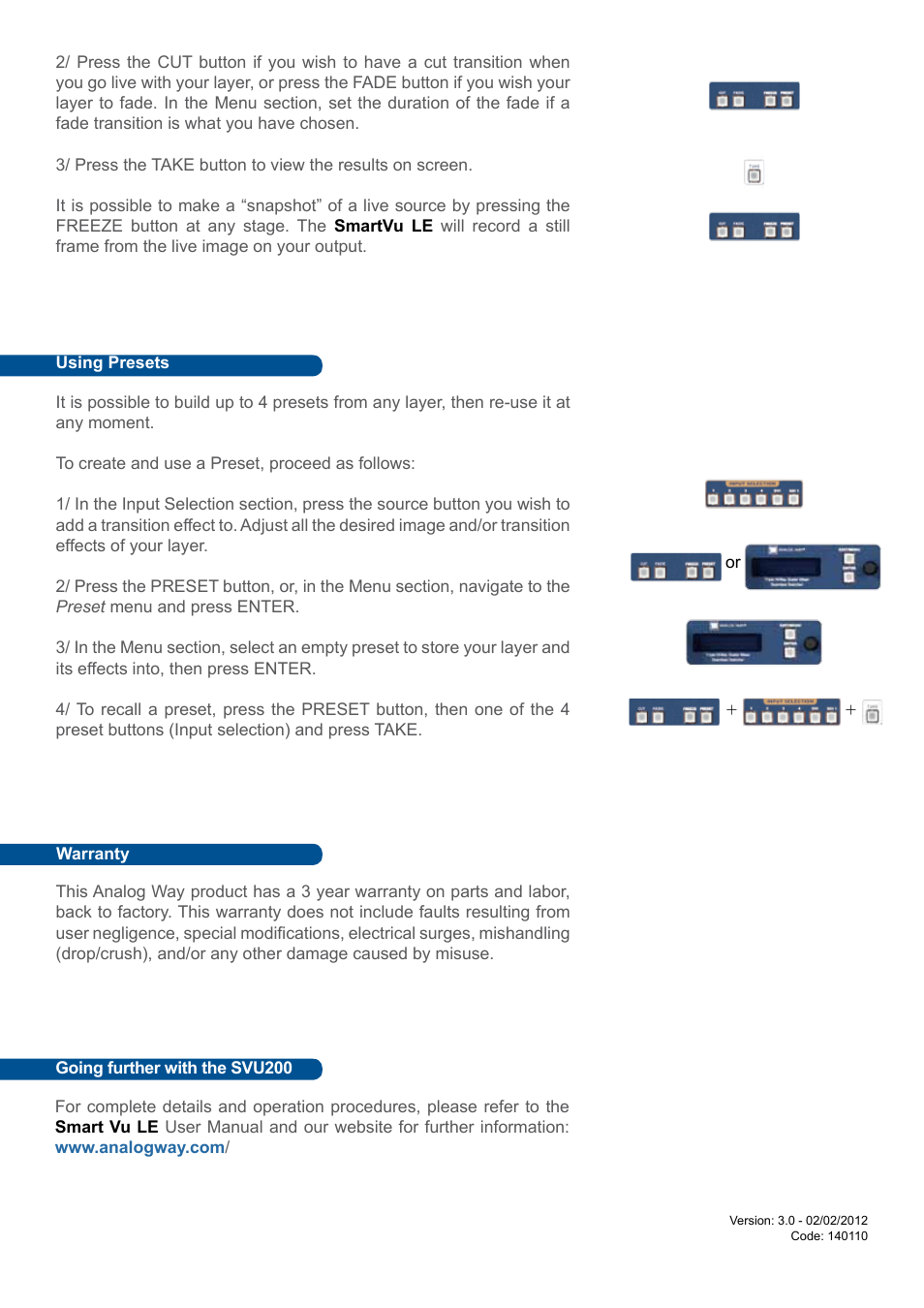 Analog Way Smart Vu LE User Manual | Page 4 / 4