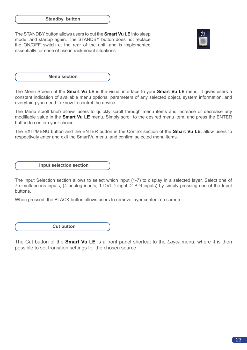 Analog Way Smart Vu LE User Manual | Page 24 / 48