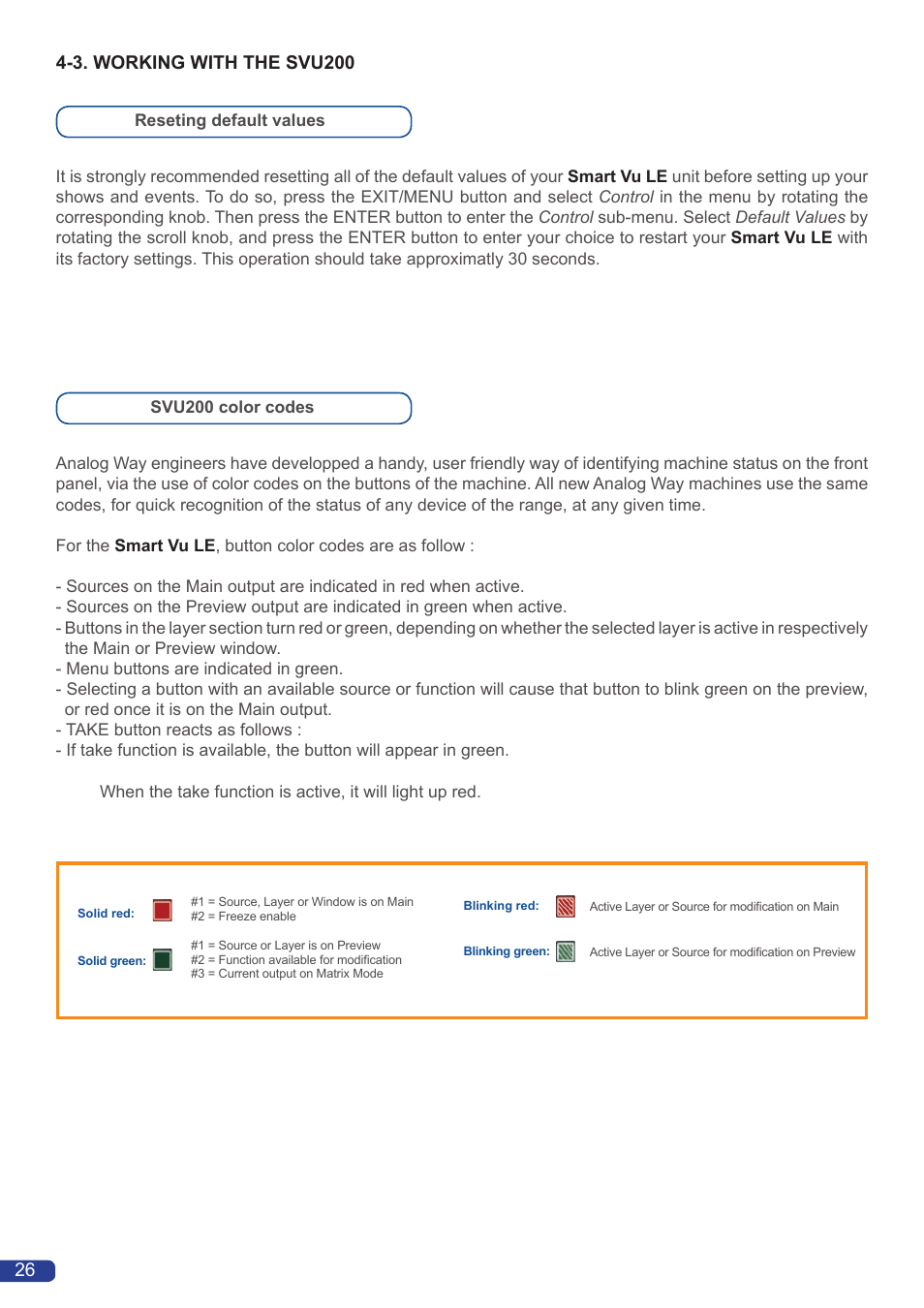 Analog Way Smart Vu LE User Manual | Page 27 / 48