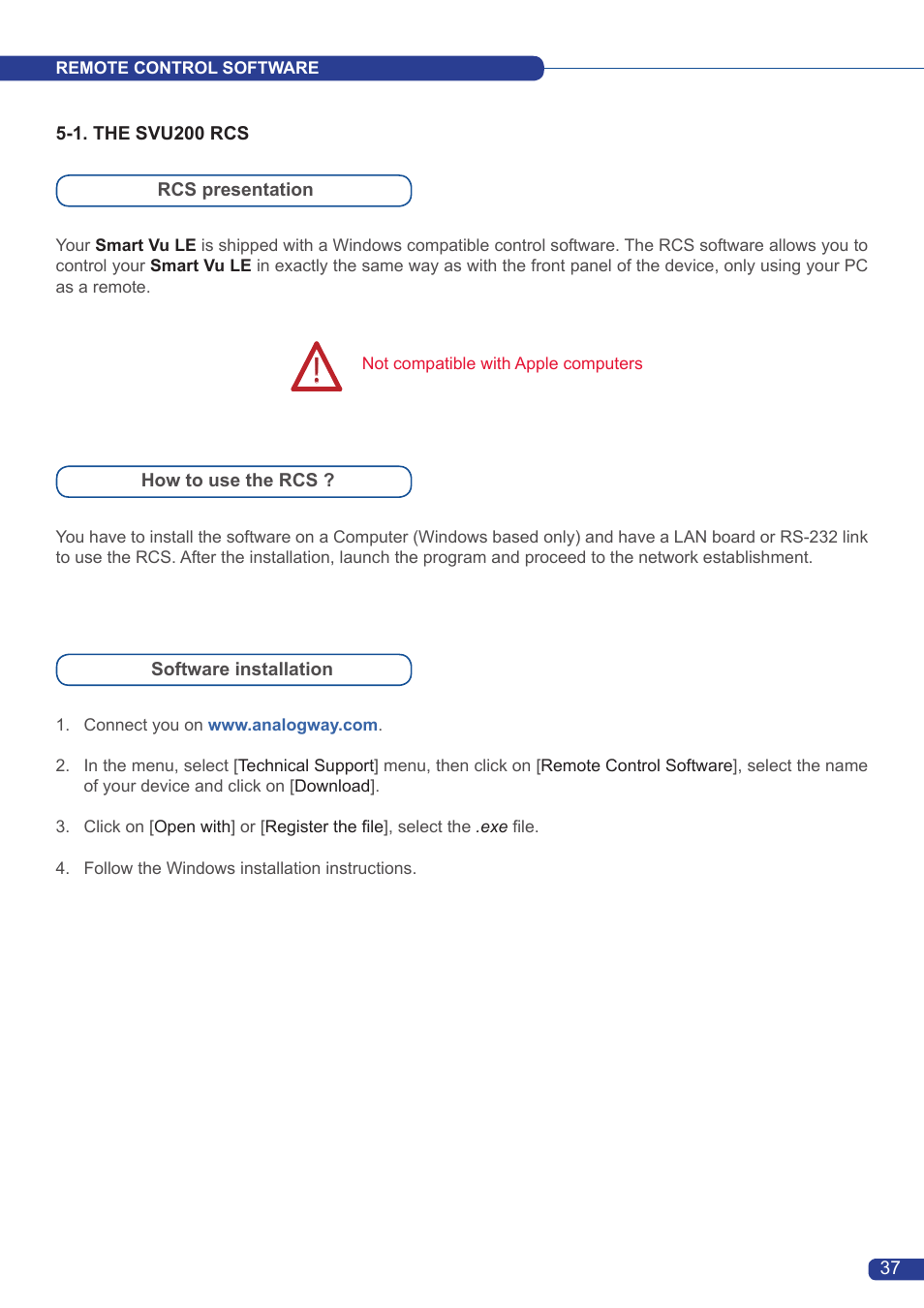 Analog Way Smart Vu LE User Manual | Page 38 / 48