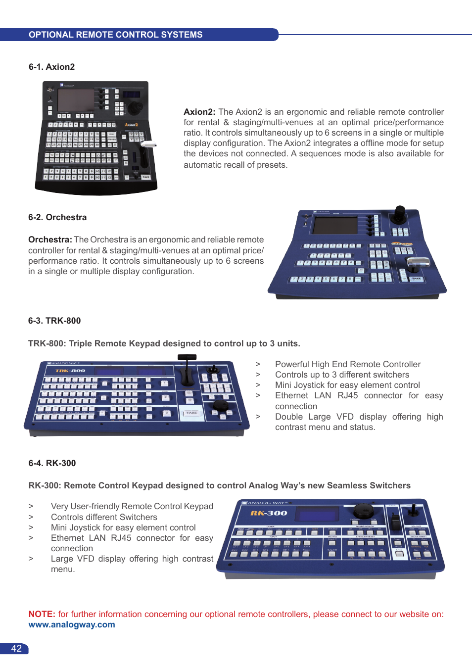 Analog Way Smart Vu LE User Manual | Page 43 / 48