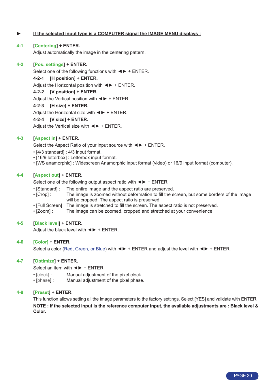 Analog Way Octo Value User Manual | Page 31 / 58