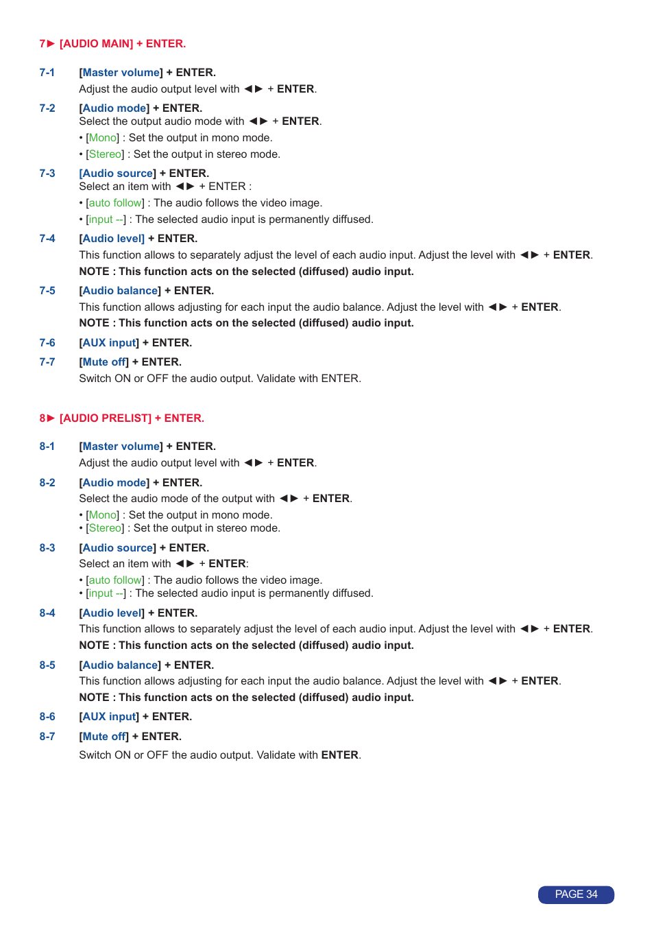 Analog Way Octo Value User Manual | Page 35 / 58