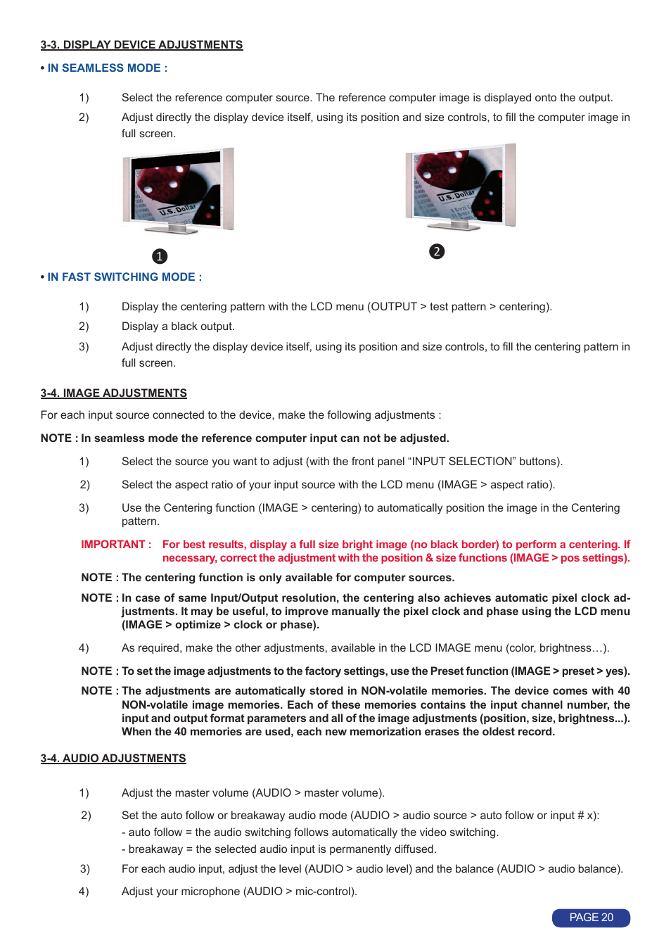 Analog Way Quattro Value User Manual | Page 21 / 58