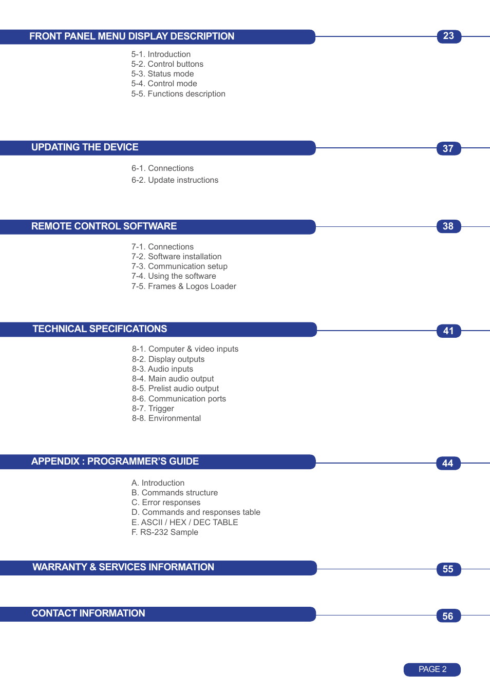 Analog Way Quattro Value User Manual | Page 3 / 58