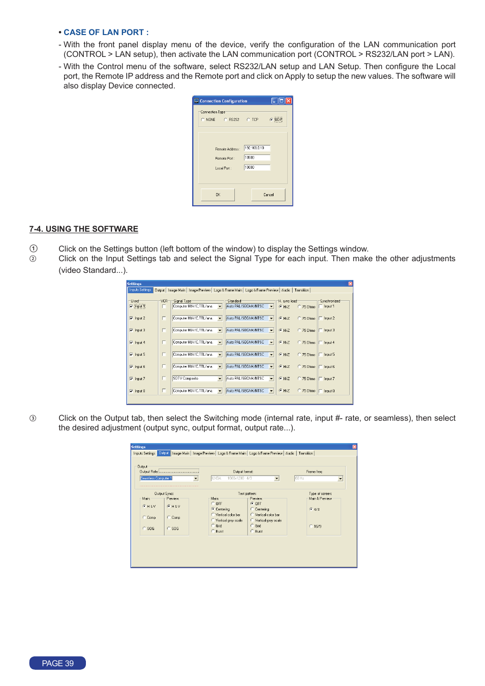 Analog Way Quattro Value User Manual | Page 40 / 58