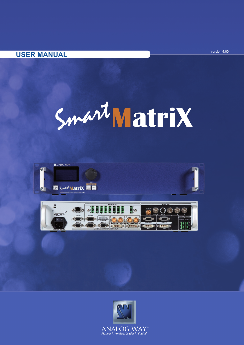 Analog Way Smart MatriX User Manual | 75 pages