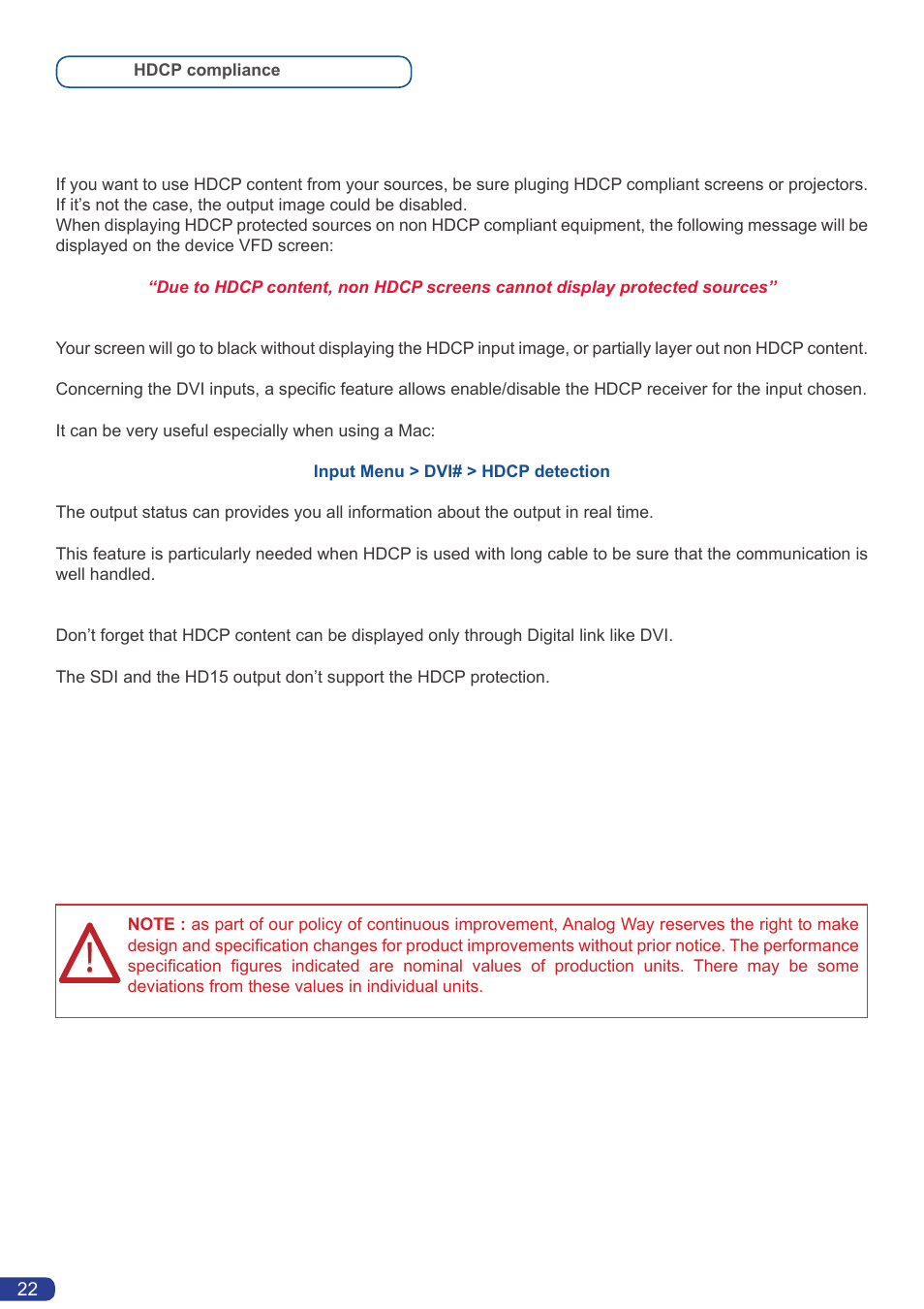Analog Way Smart MatriX User Manual | Page 24 / 75
