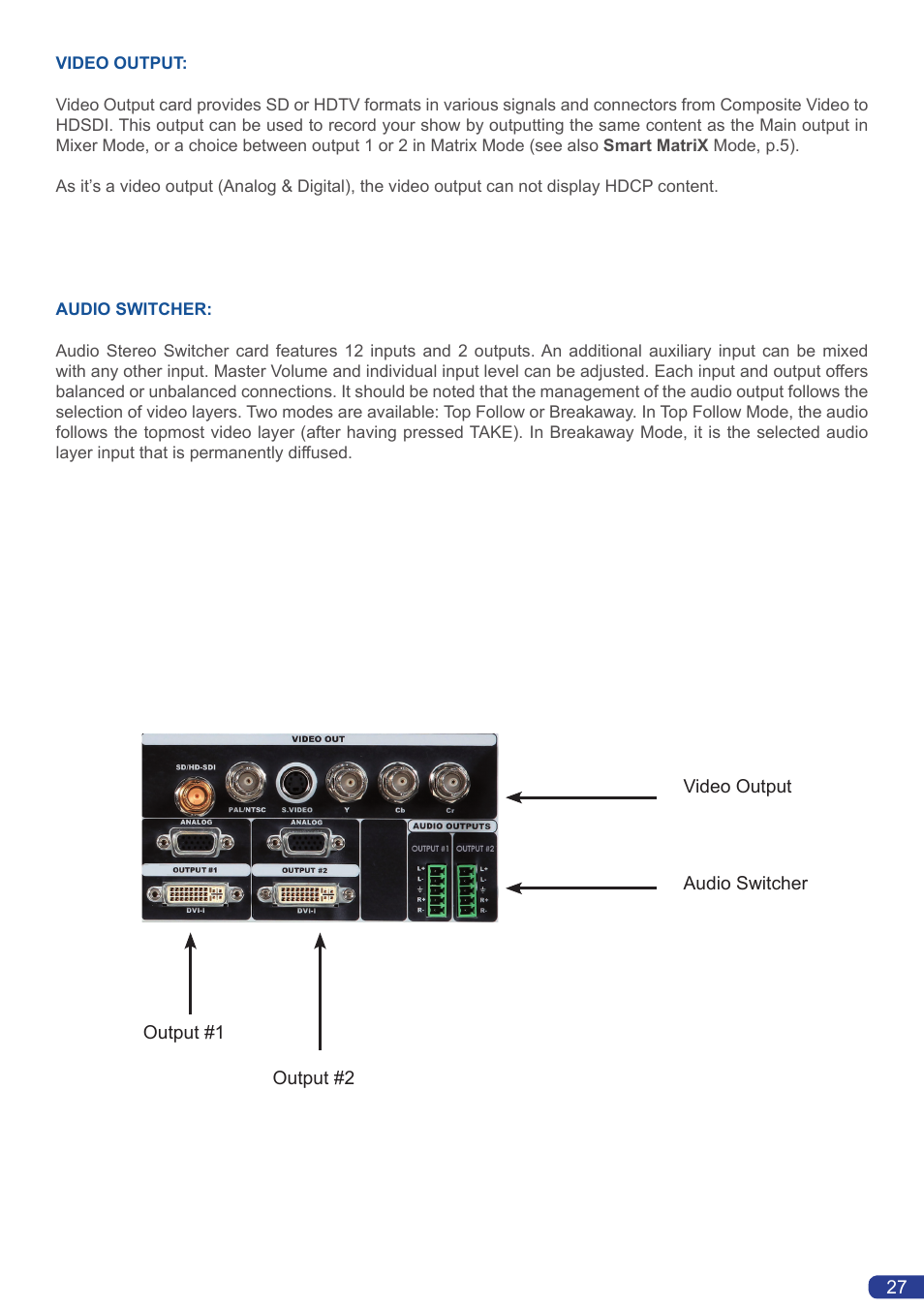 Analog Way Smart MatriX User Manual | Page 29 / 75