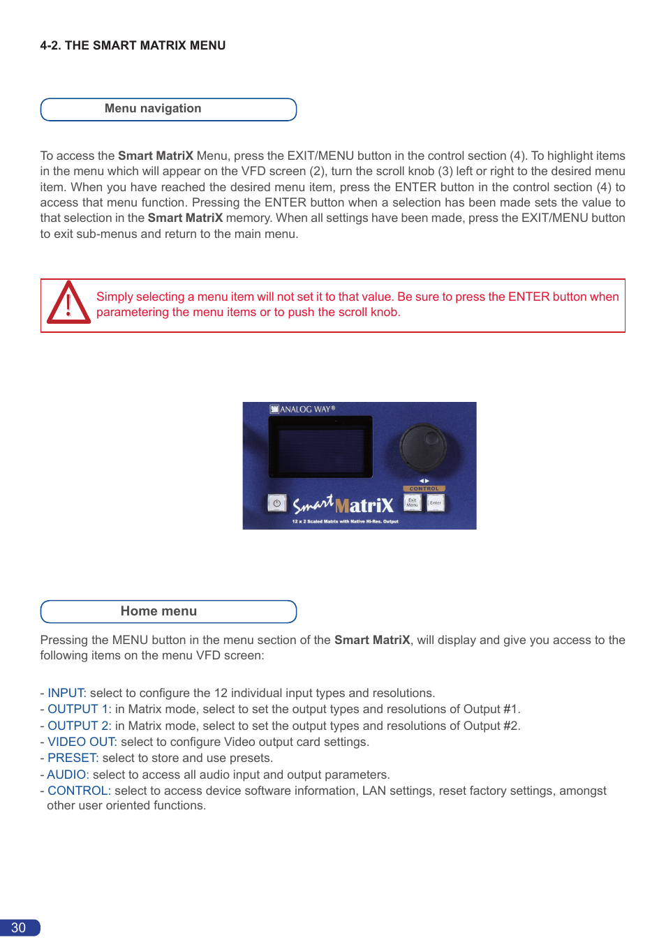 Analog Way Smart MatriX User Manual | Page 32 / 75