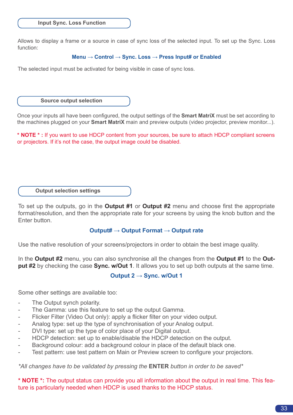 Analog Way Smart MatriX User Manual | Page 35 / 75