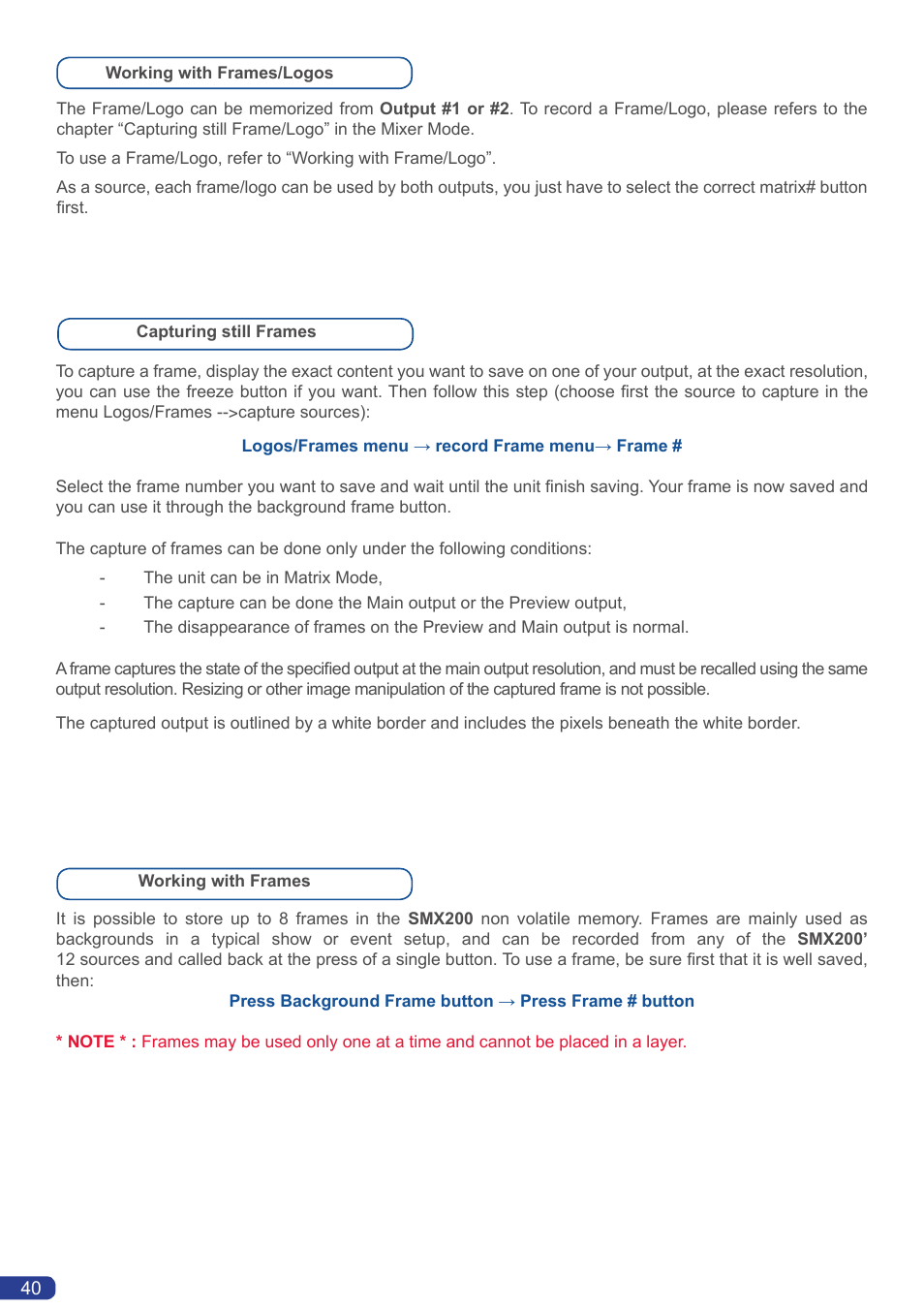 Analog Way Smart MatriX User Manual | Page 42 / 75