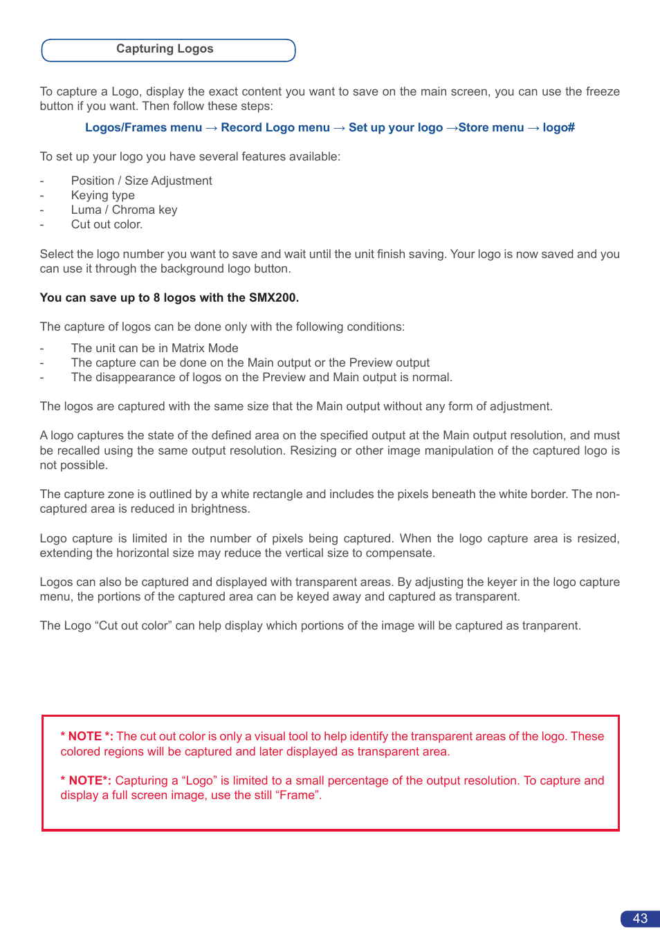 Analog Way Smart MatriX User Manual | Page 45 / 75