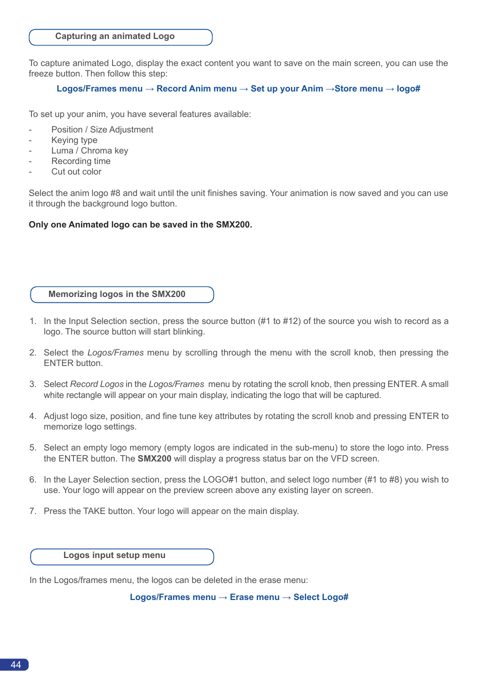 Analog Way Smart MatriX User Manual | Page 46 / 75
