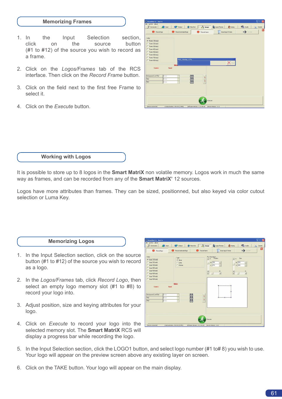 Analog Way Smart MatriX User Manual | Page 63 / 75