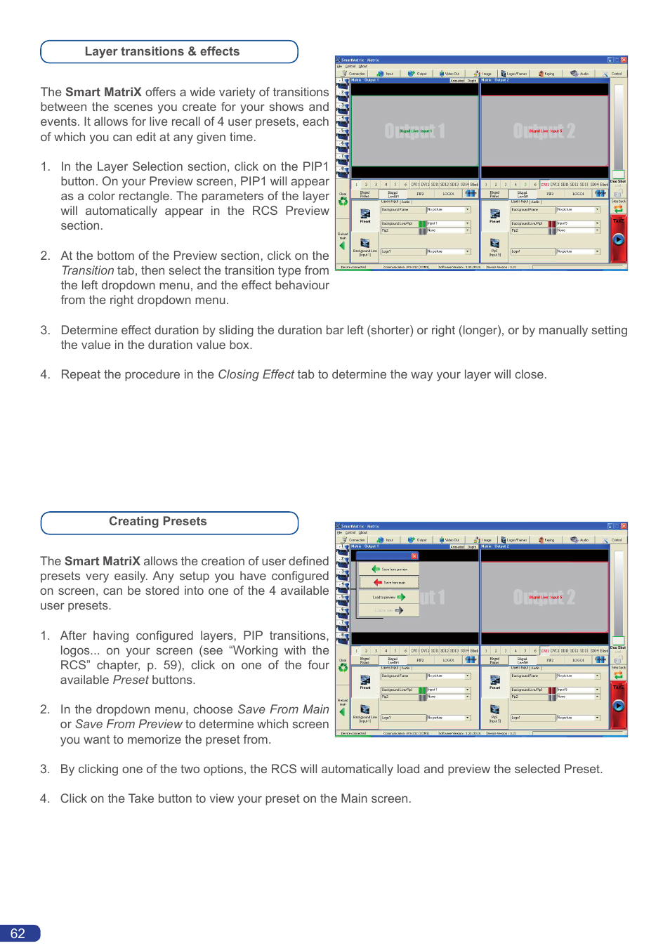 Analog Way Smart MatriX User Manual | Page 64 / 75