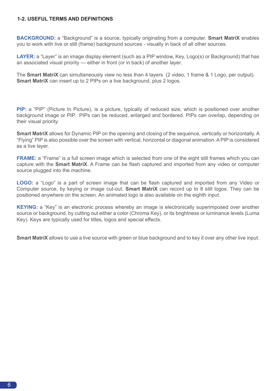 Analog Way Smart MatriX User Manual | Page 8 / 75