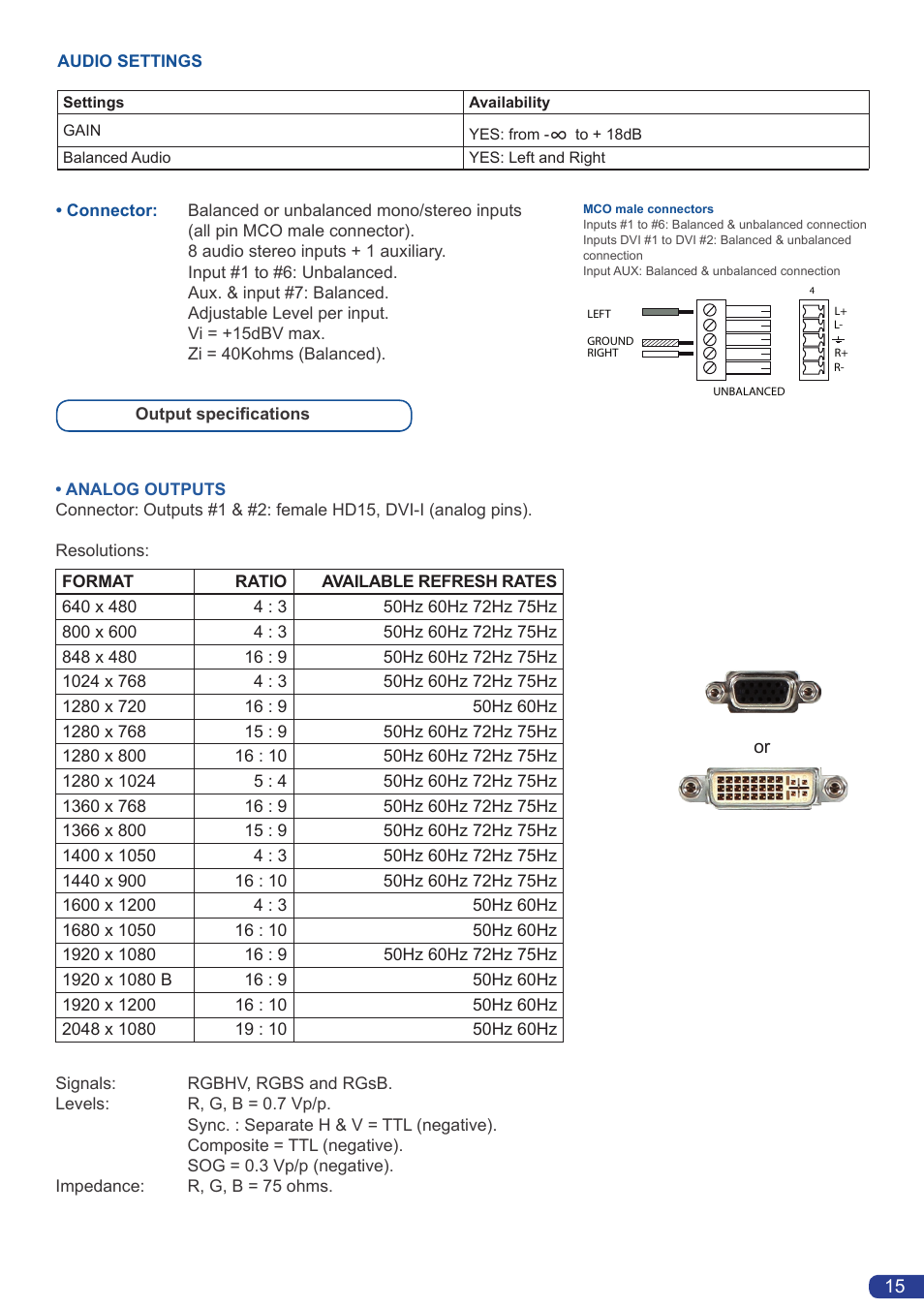 Analog Way Smart MatriX LE User Manual | Page 16 / 56