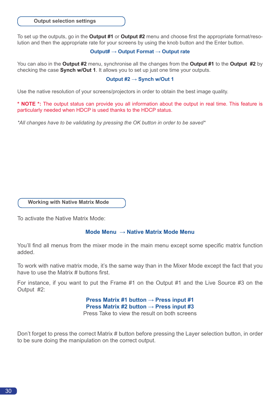 Analog Way Smart MatriX LE User Manual | Page 31 / 56