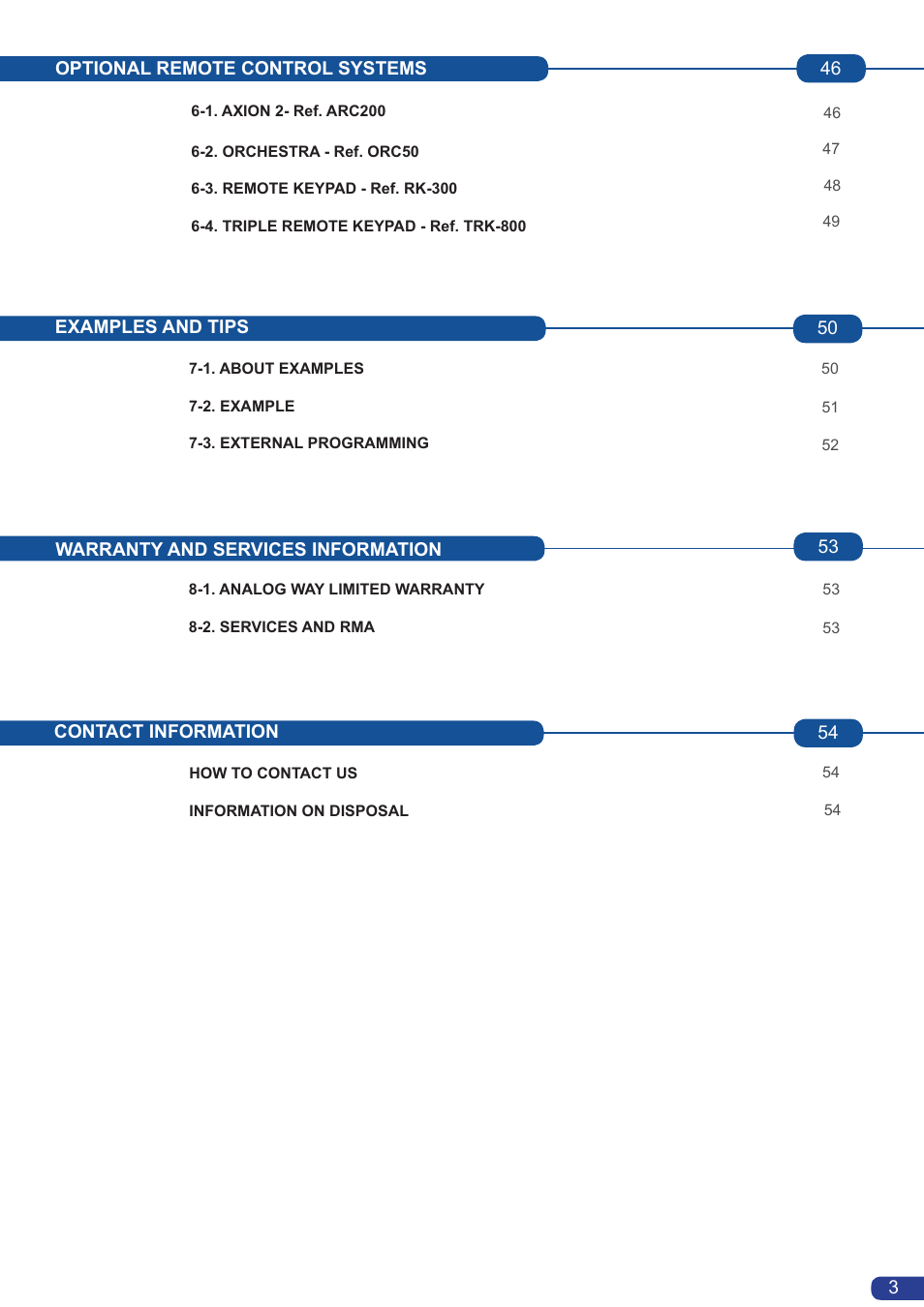 Analog Way Smart MatriX LE User Manual | Page 4 / 56