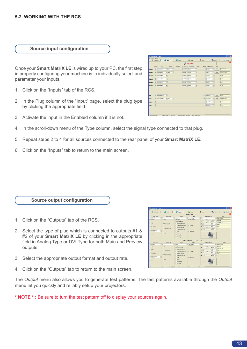 Analog Way Smart MatriX LE User Manual | Page 44 / 56