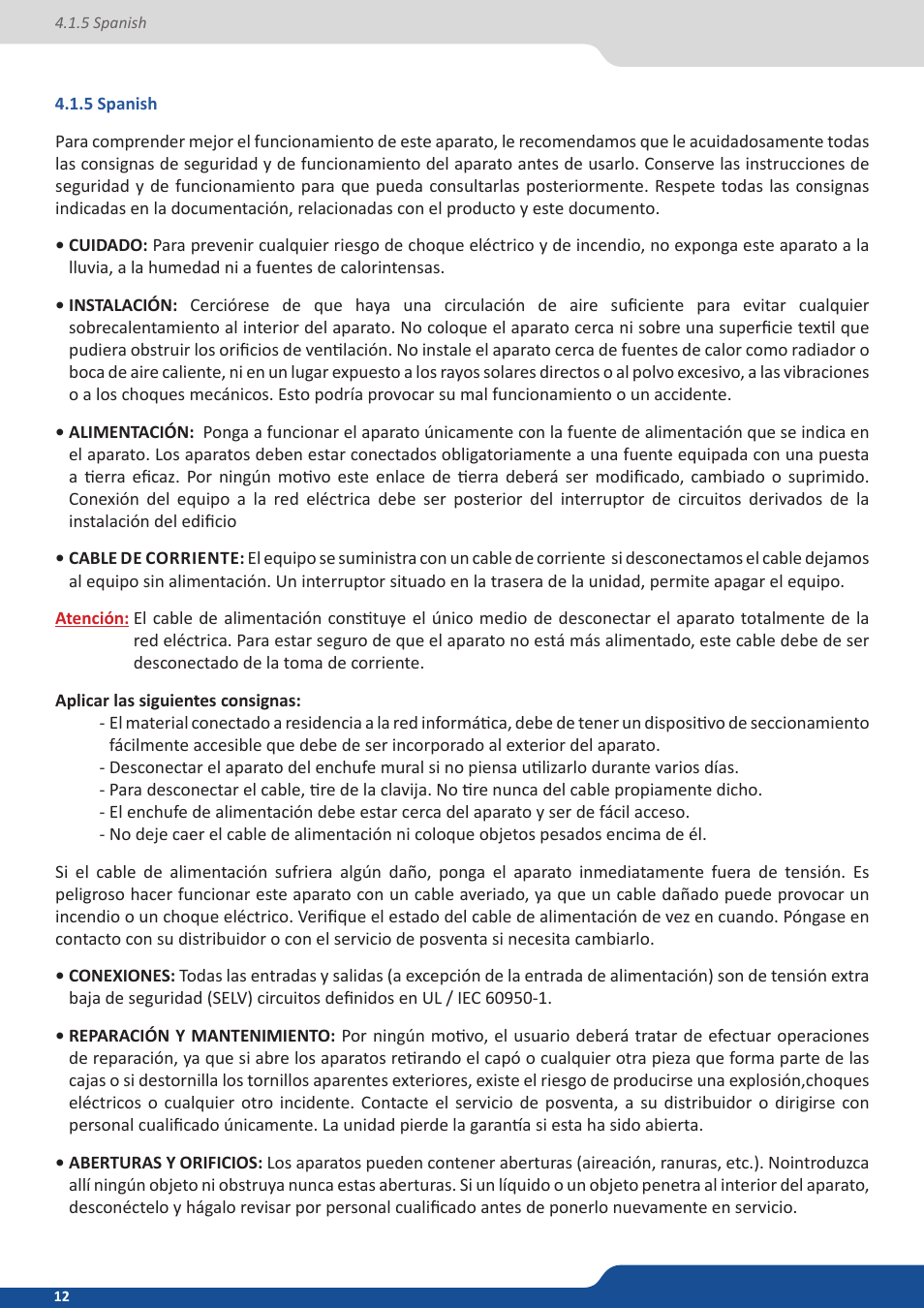 5 spanish | Analog Way QuickMatriX User Manual | Page 12 / 87