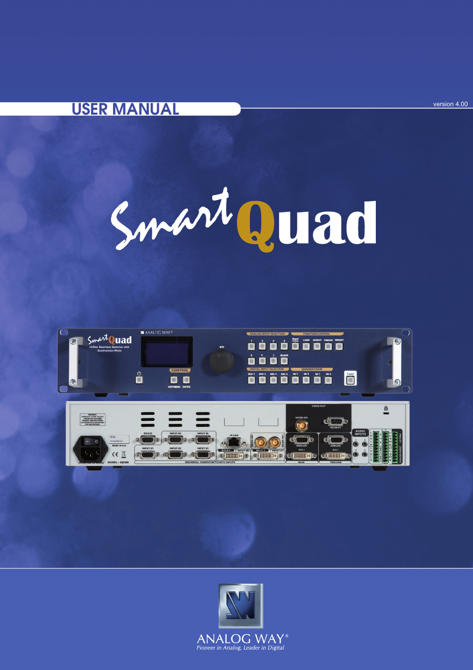Analog Way Smart Quad User Manual | 68 pages