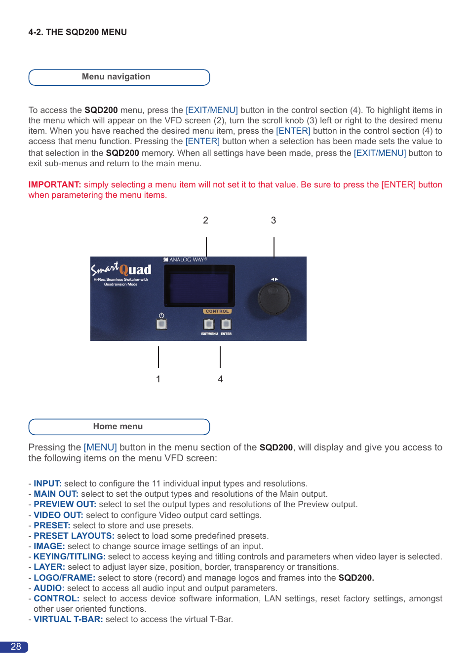 Analog Way Smart Quad User Manual | Page 30 / 68