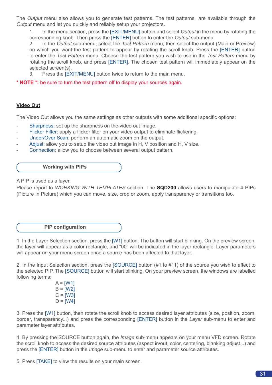 Analog Way Smart Quad User Manual | Page 33 / 68