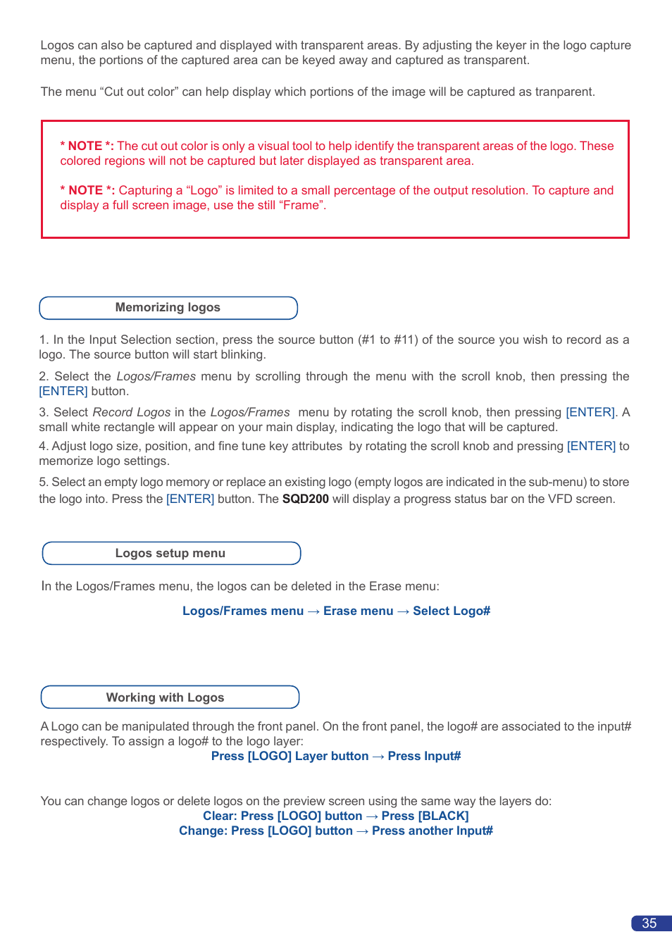 Analog Way Smart Quad User Manual | Page 37 / 68