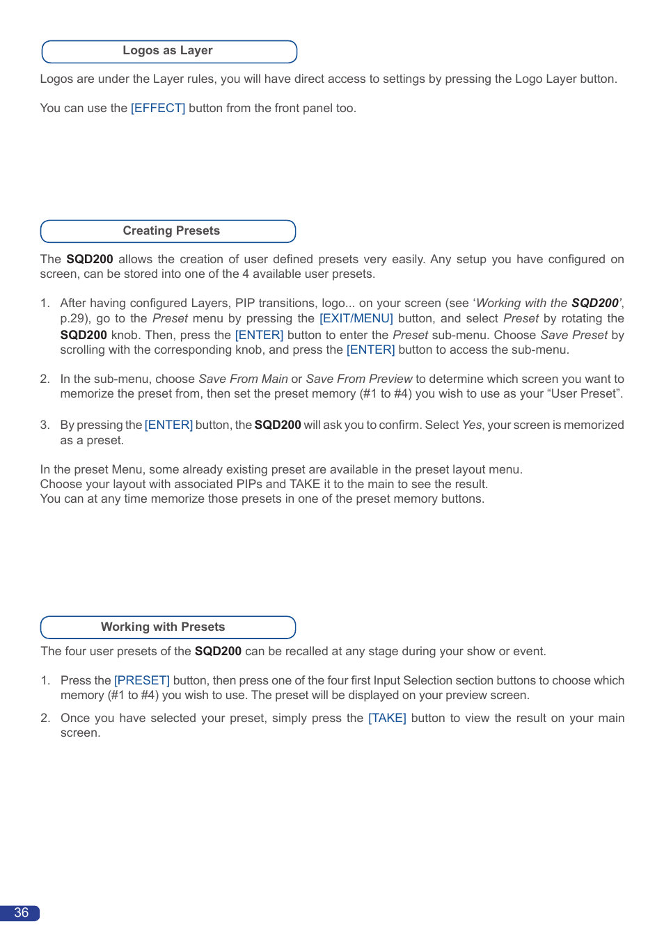 Analog Way Smart Quad User Manual | Page 38 / 68