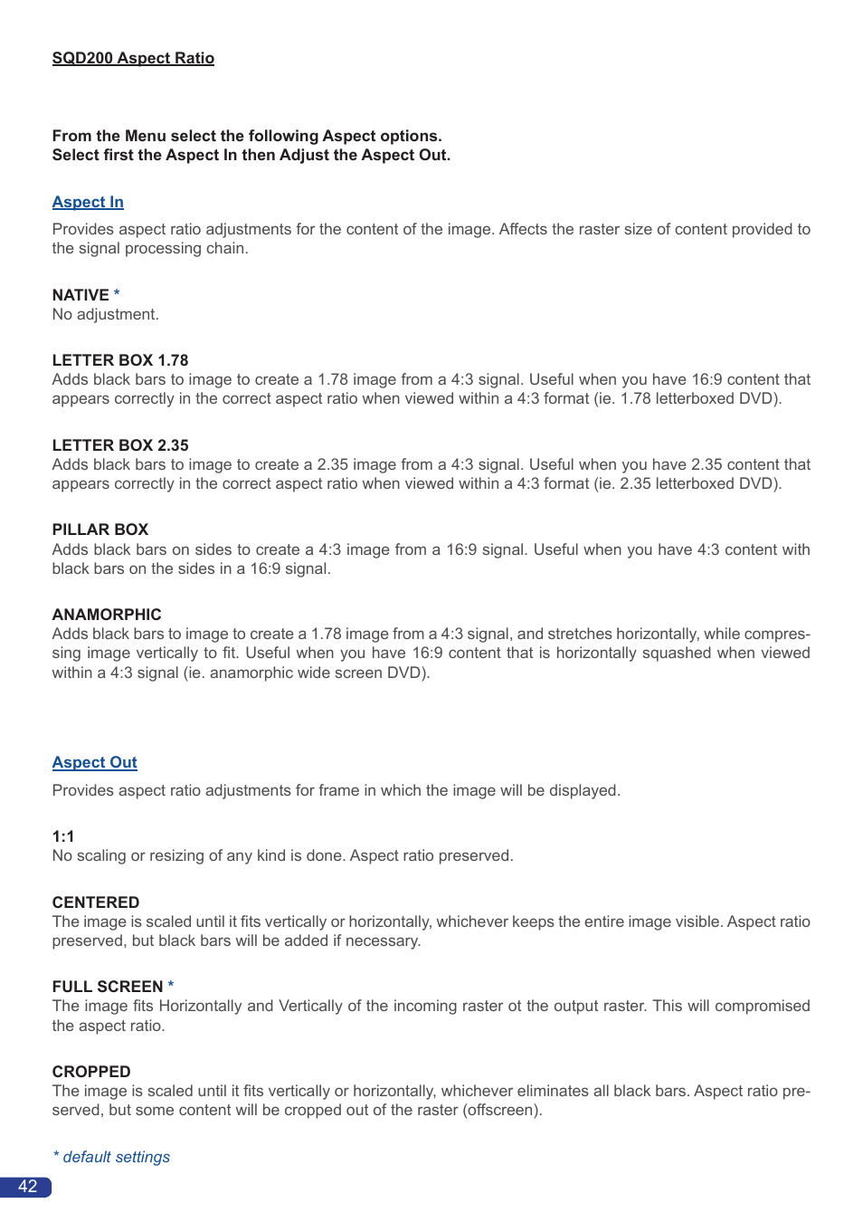 Analog Way Smart Quad User Manual | Page 44 / 68