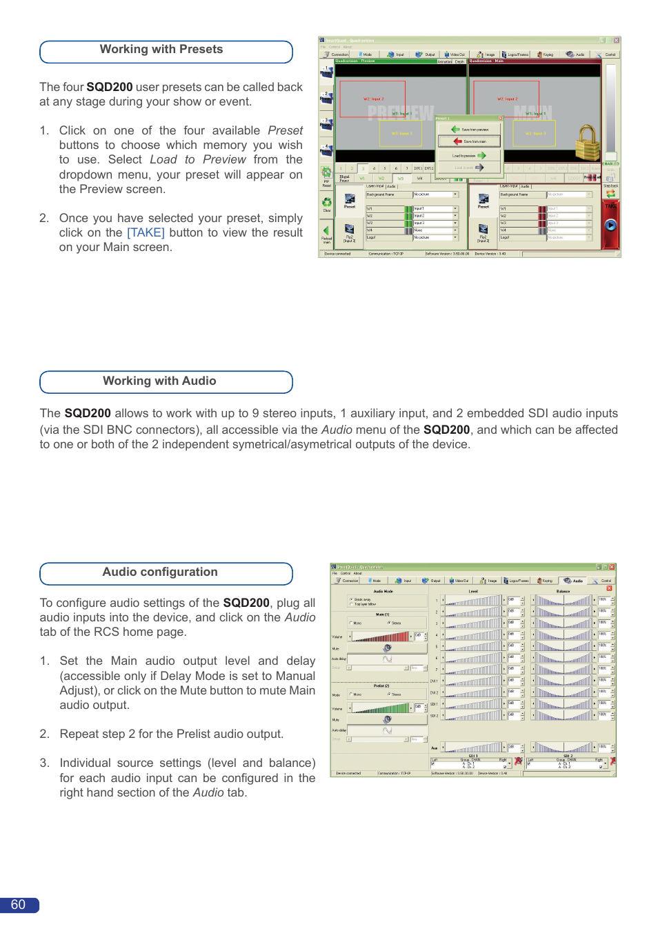 Analog Way Smart Quad User Manual | Page 62 / 68
