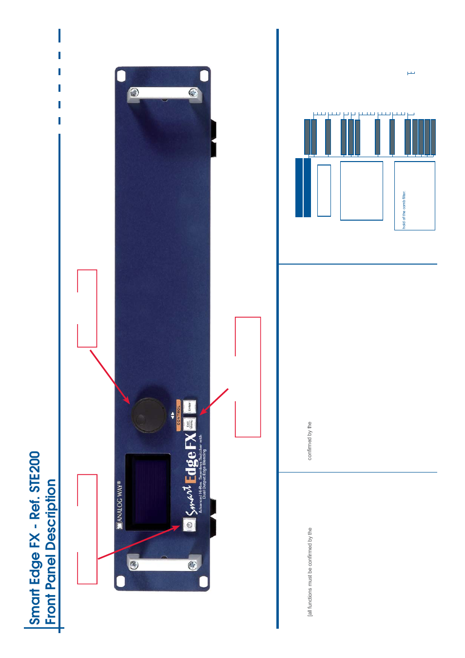 Output setup, Input setup, How t o adjust a source | Analog Way Smart Edge FX User Manual | Page 2 / 4