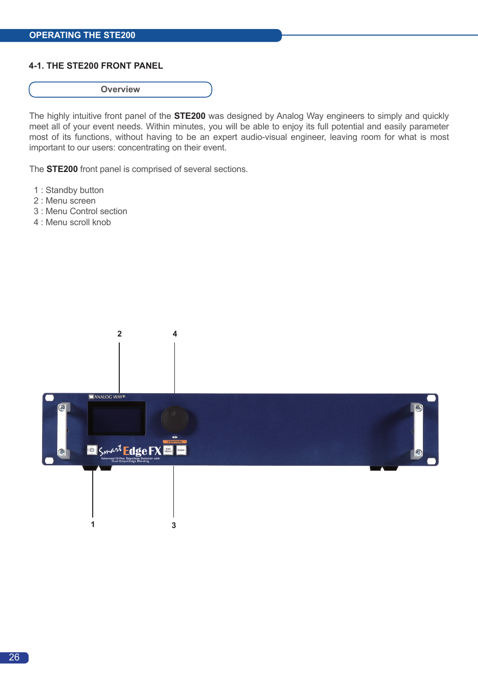 Analog Way Smart Edge FX User Manual | Page 28 / 72
