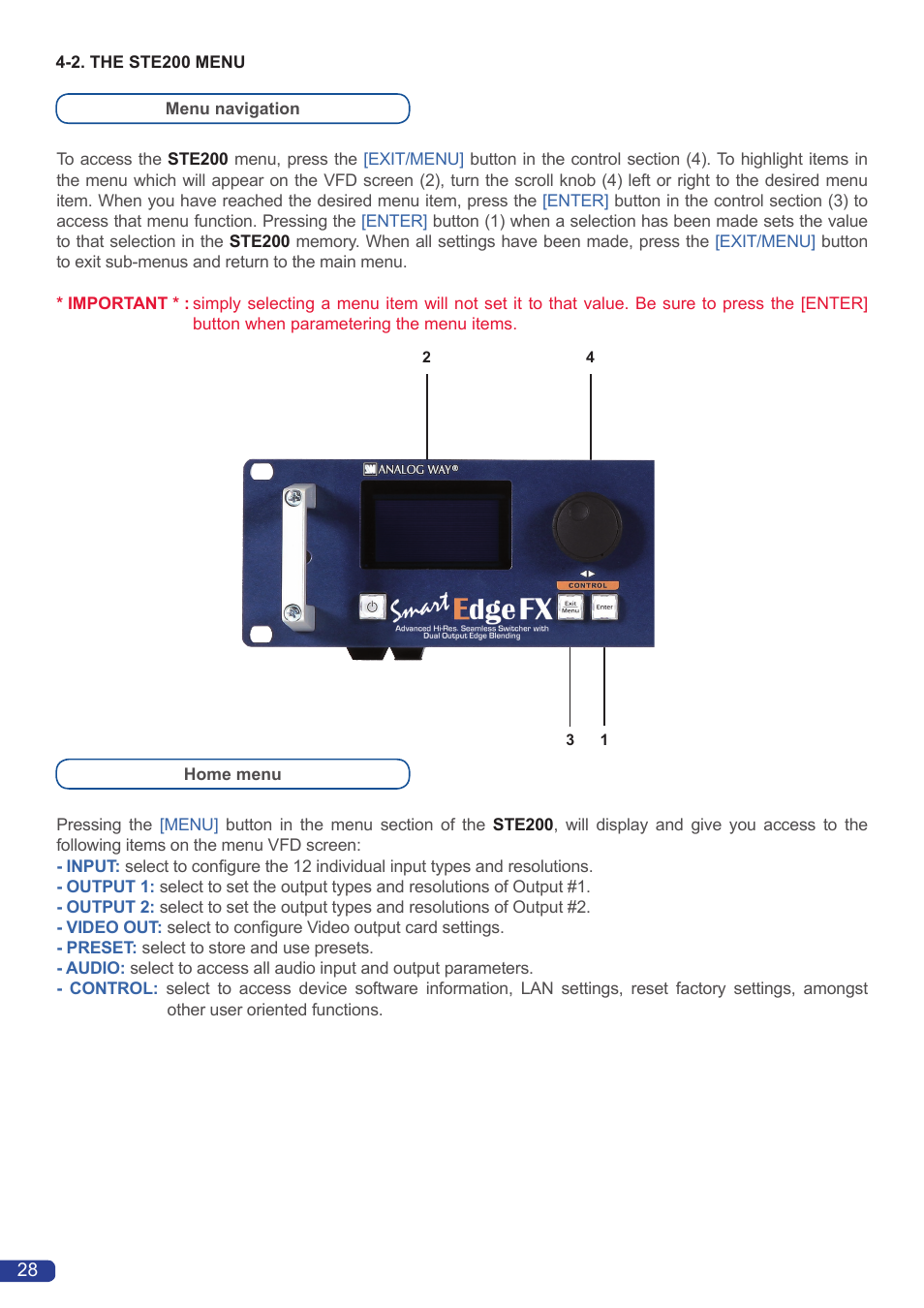 Analog Way Smart Edge FX User Manual | Page 30 / 72