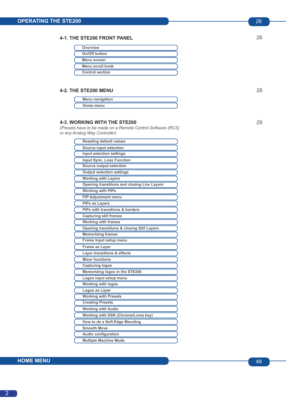 Analog Way Smart Edge FX User Manual | Page 4 / 72