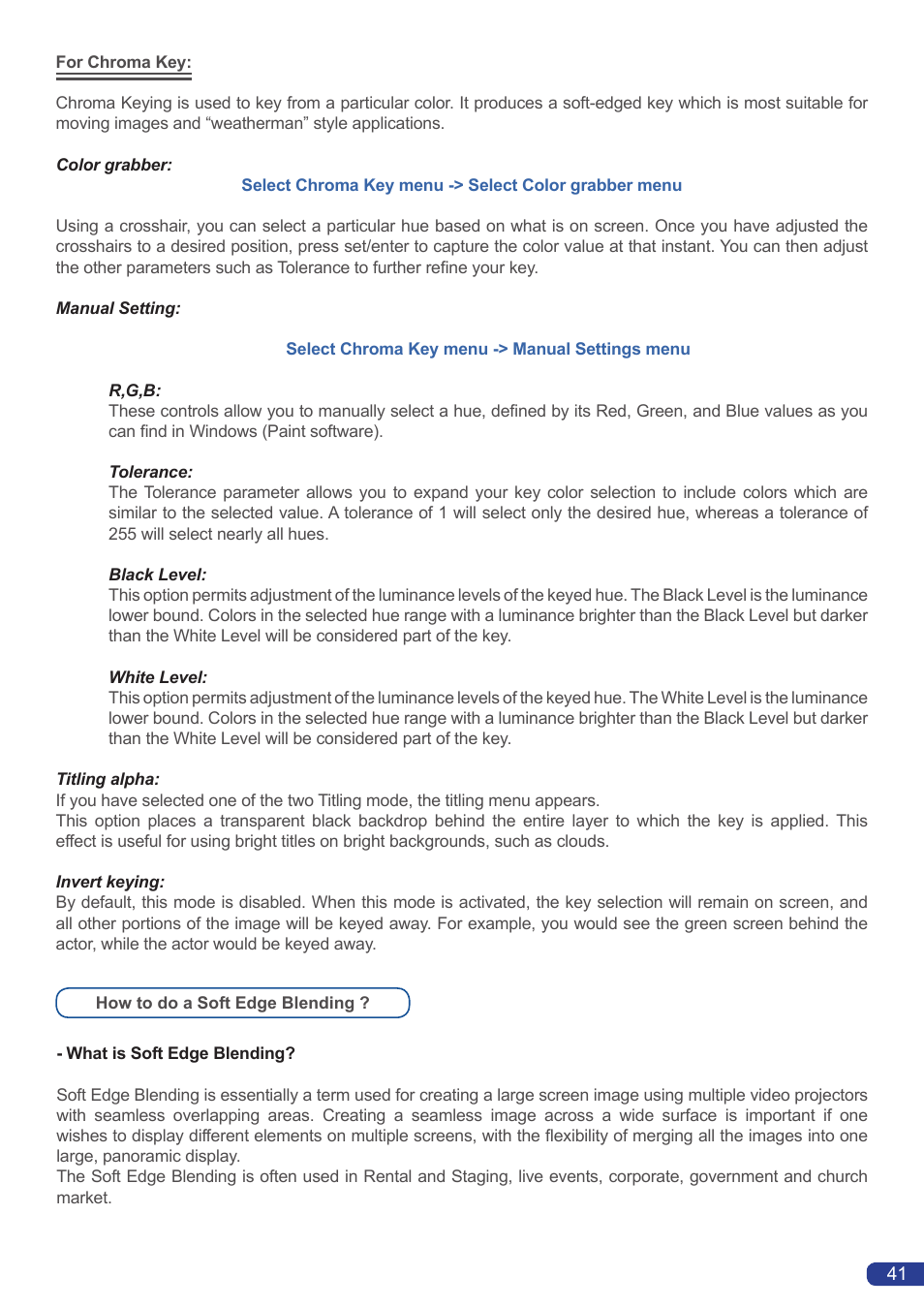 Analog Way Smart Edge FX User Manual | Page 43 / 72
